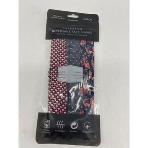 Calabrum Reversible Face Mask 3-Pack OSFM